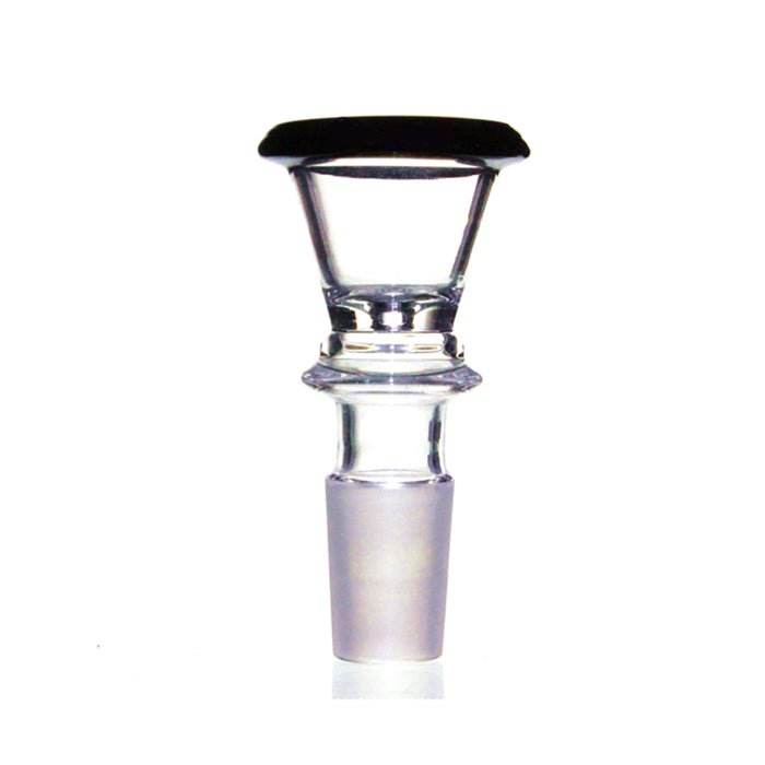 Agung Medium Glass Cone Piece 14mm Black