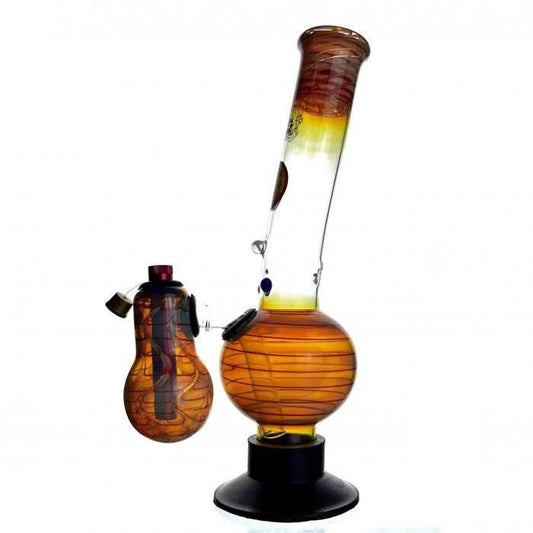 Agung Booster Double Chamber Glass Bong 32cm