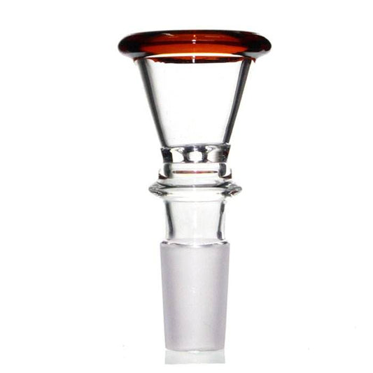 Agung Large Glass Cone Piece 14mm Amber
