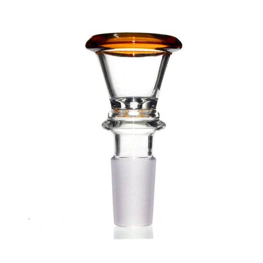 Agung Medium Glass Cone Piece 14mm Amber