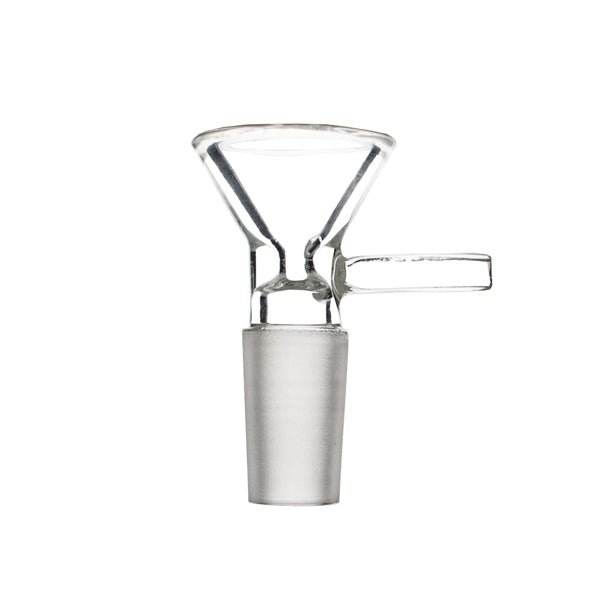 Clear Glass Cone Piece With Handle 14mm