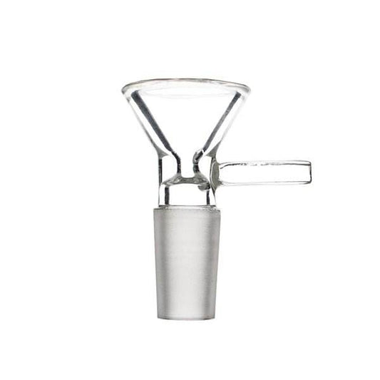 Clear Glass Cone Piece With Handle 14mm