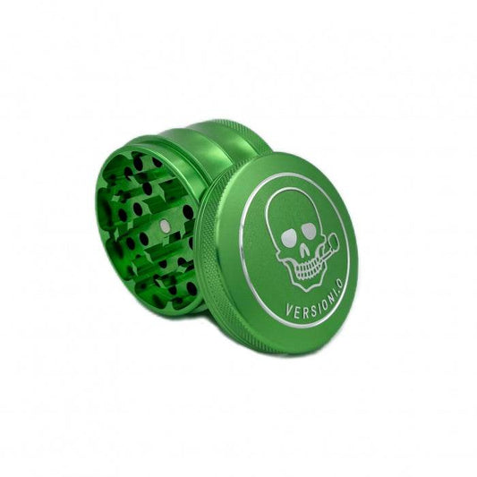 VERSIONI.O Green Aluminium Alloy 4 Layers Grinder Skull 63mm