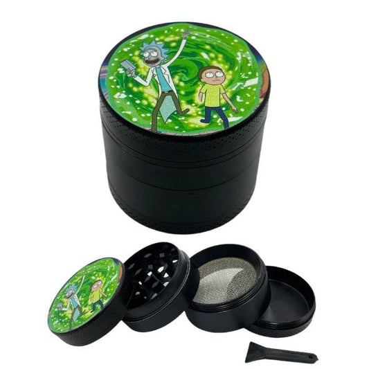 Rick & Morty Zinc Alloy 4 Layers Grinder 40mm