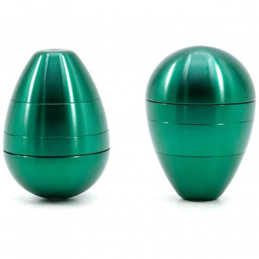 Tumbler Egg Style Green Aluminium 4 Layers Grinder