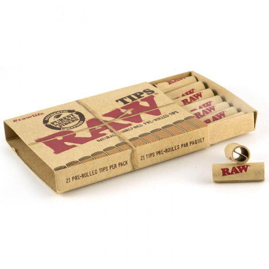 Raw Filter Pre Rolled Tips 21 Per Box