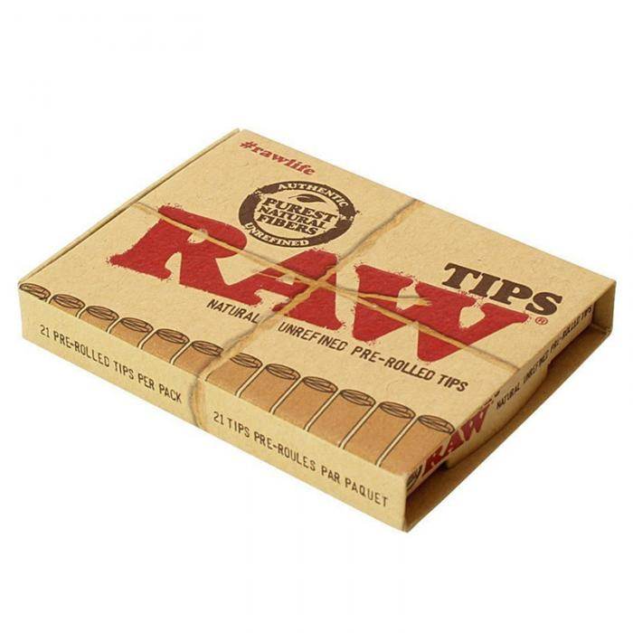Raw Filter Pre Rolled Tips 21 Per Box