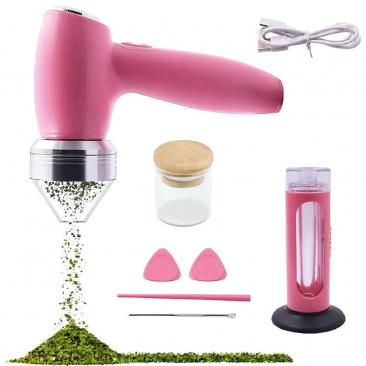 Electric Grinder Kit with Accessories Pink