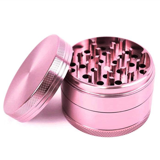 Light Pink 4 Layers Aluminium Alloy Grinder 40mm