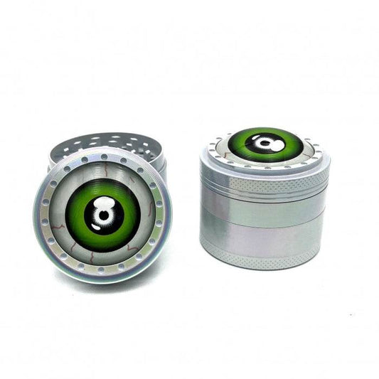 Fancy Eyeball Green Zinc Alloy 4 Layer Grinder 50mm